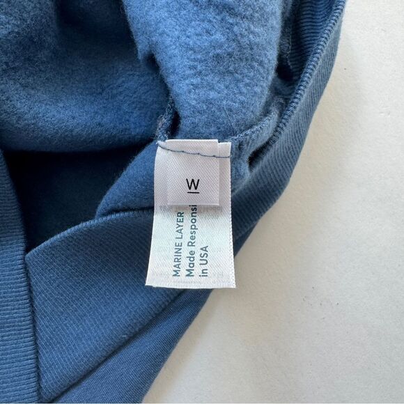 Marine Layer Afternoon Hoodie in Faded Navy Blue Size Small NWT - Picture 8 of 8